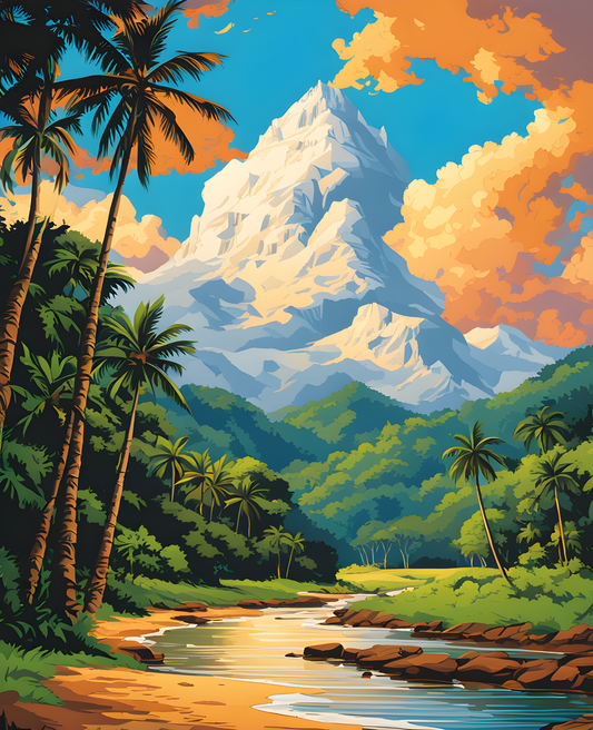 Sri Lanka Collection PD (23) - Tawalantenne -  Van-Go Paint-By-Number Kit