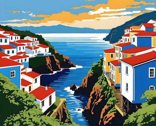 Amazing Places OD (305) - The Azores, Portugal - Van-Go Paint-By-Number Kit