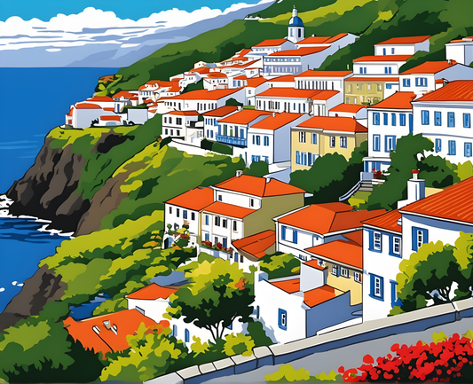Amazing Places OD (306) - The Azores, Portugal - Van-Go Paint-By-Number Kit