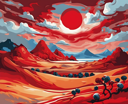 Harmony in Red (15) - Van-Go Paint-By-Number Kit