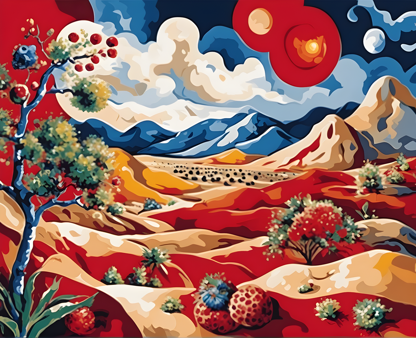 Harmony in Red (7) - Van-Go Paint-By-Number Kit