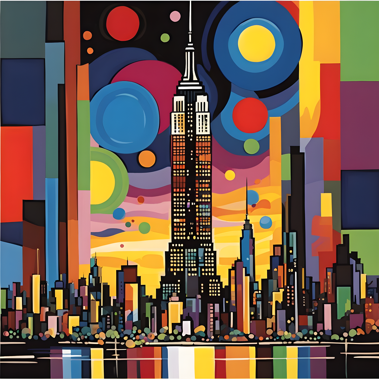 The Empire State Building (2) - Van-Go Paint-By-Number Kit