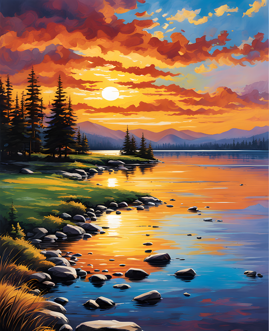 The Empty Land - Van-Go Paint-By-Number Kit