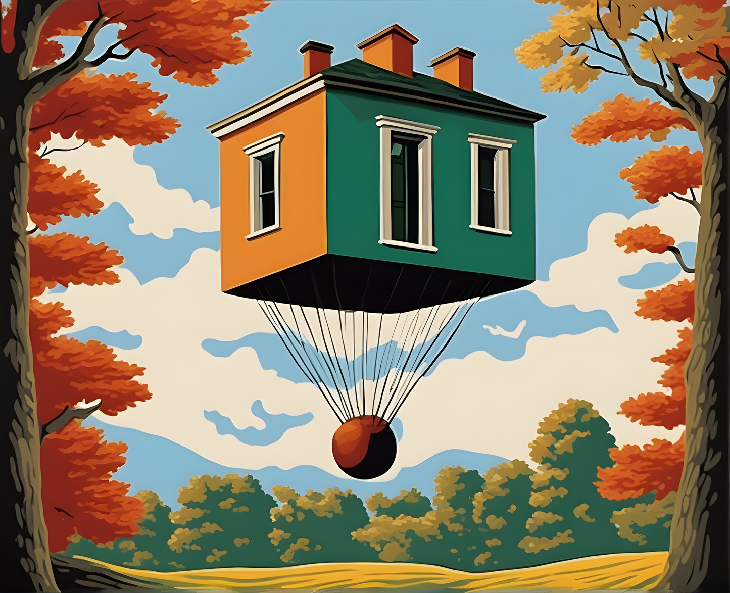 The Flying House - Van-Go Paint-By-Number Kit