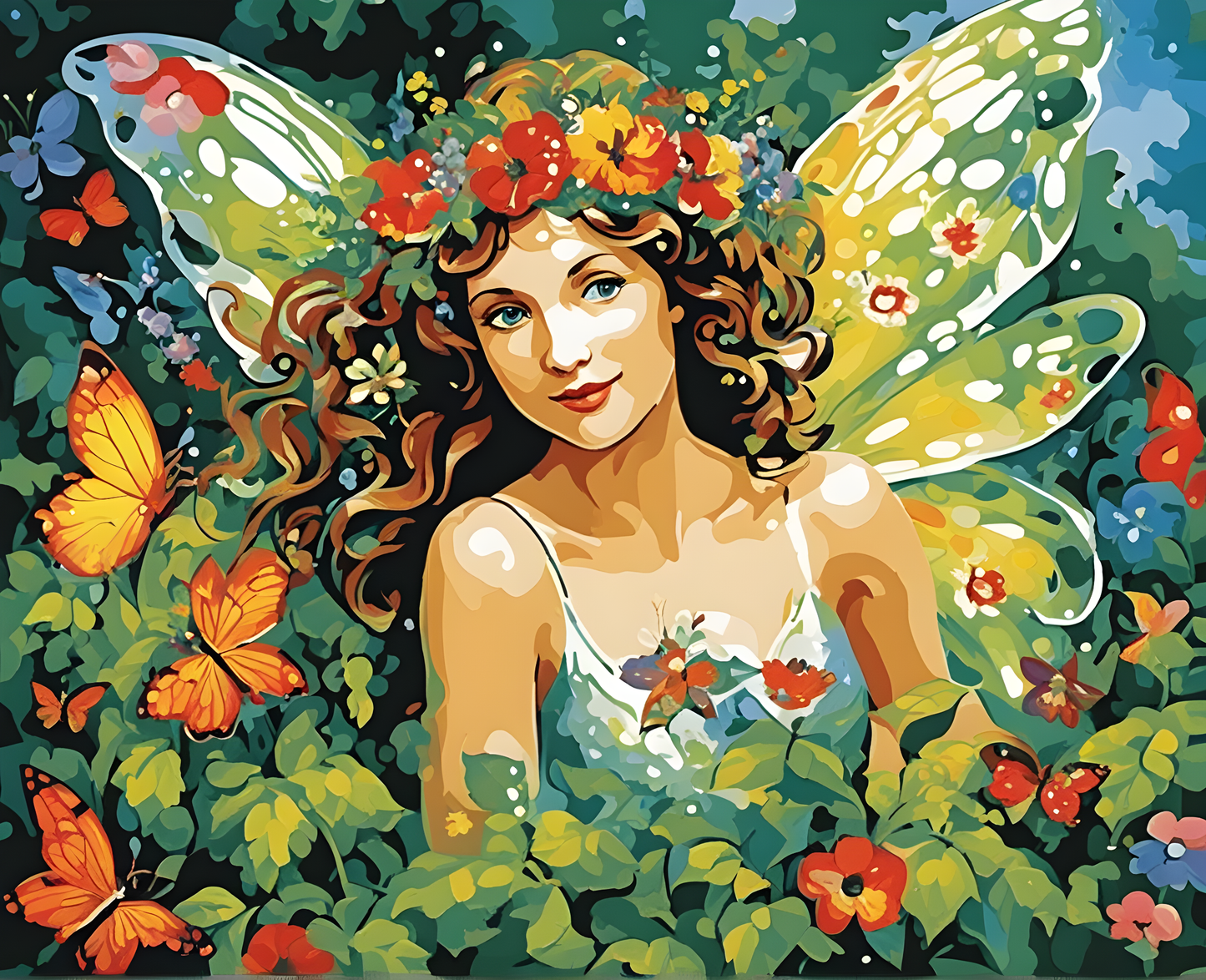 The Forest Fairy (2) - Van-Go Paint-By-Number Kit