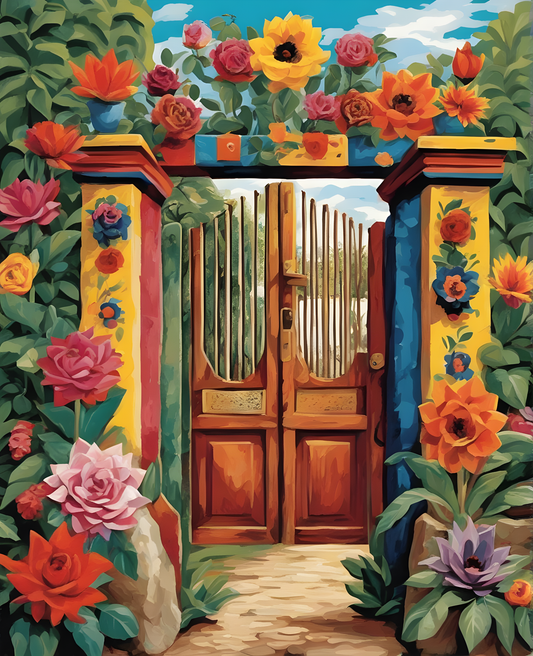 The Garden Gate (2) - Van-Go Paint-By-Number Kit