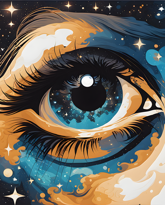 The Gaze of the Stars - Van-Go Paint-By-Number Kit