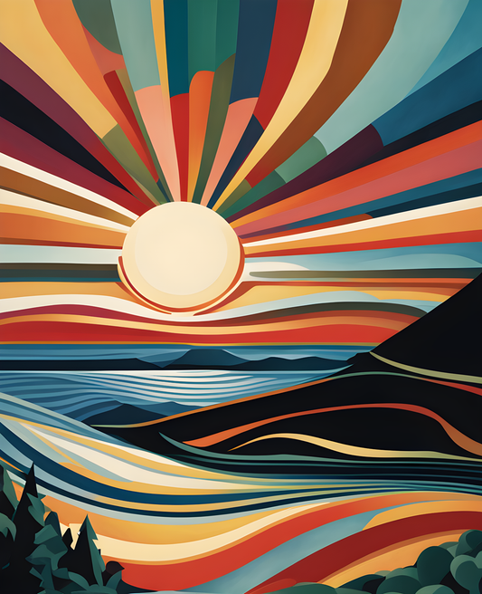 The Geometry of the Earth PD (1) - Van-Go Paint-By-Number Kit