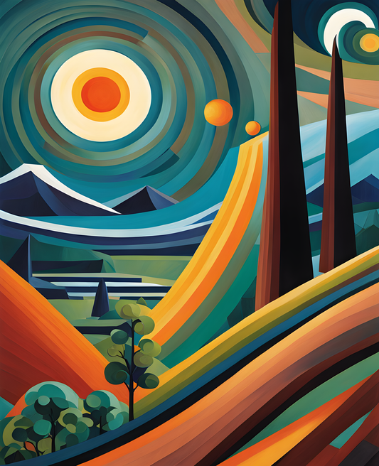 The Geometry of the Earth PD (3) - Van-Go Paint-By-Number Kit