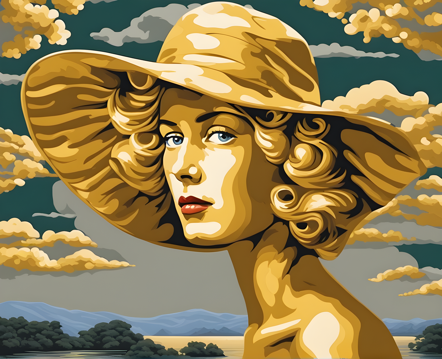 The Golden Shadow (2) - Van-Go Paint-By-Number Kit