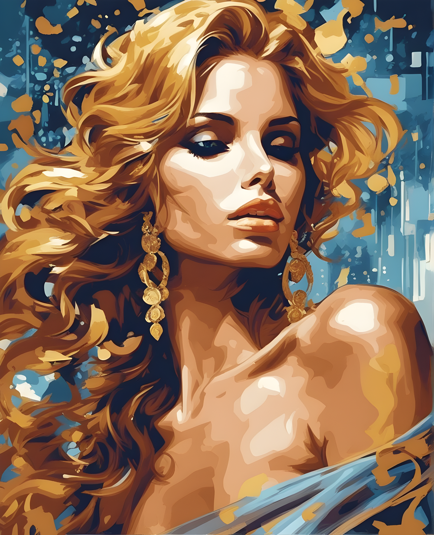 The Golden Shadow (3) - Van-Go Paint-By-Number Kit