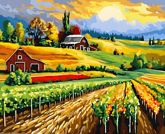 The Harvest time (2) - Van-Go Paint-By-Number Kit