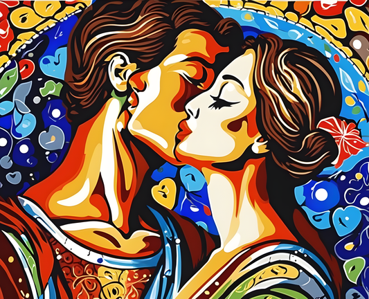 The kiss (1) - Van-Go Paint-By-Number Kit