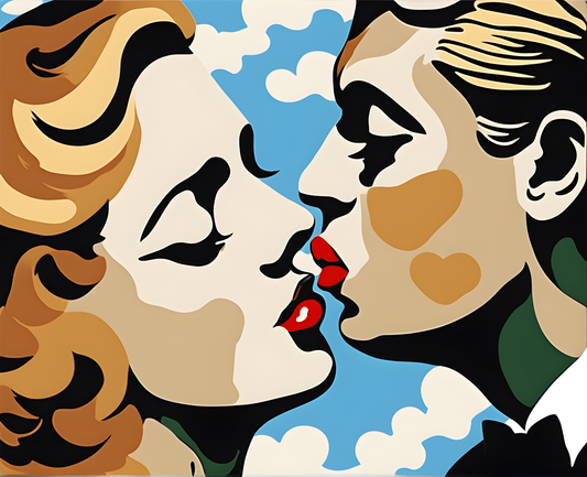 The kiss (2) - Van-Go Paint-By-Number Kit