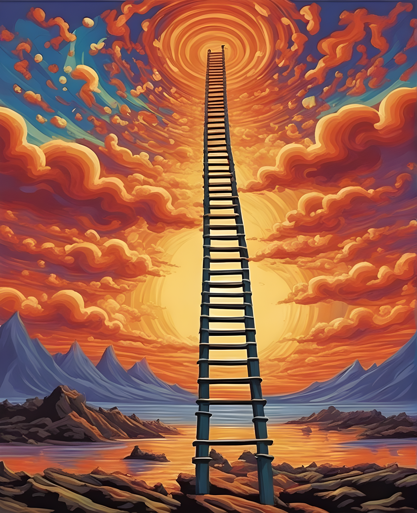 The Ladder of Souls - Van-Go Paint-By-Number Kit