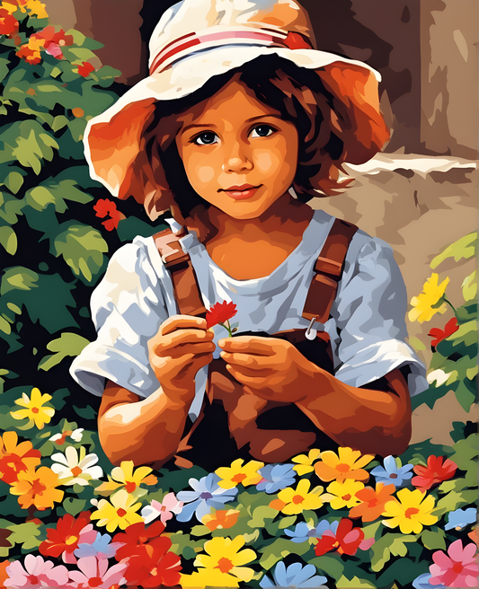 The Little Flower Collector PD - Van-Go Paint-By-Number Kit (Copy)