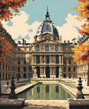 Paris Collection OD (48) - The Louvre - Van-Go Paint-By-Number Kit