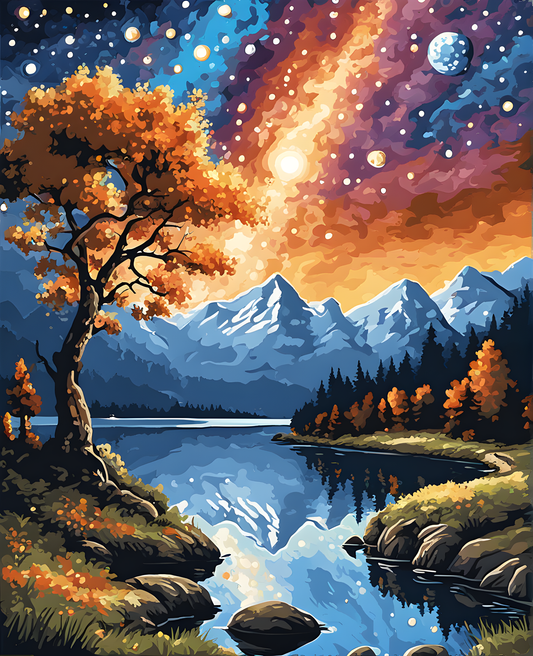 The Milky Way - Van-Go Paint-By-Number Kit