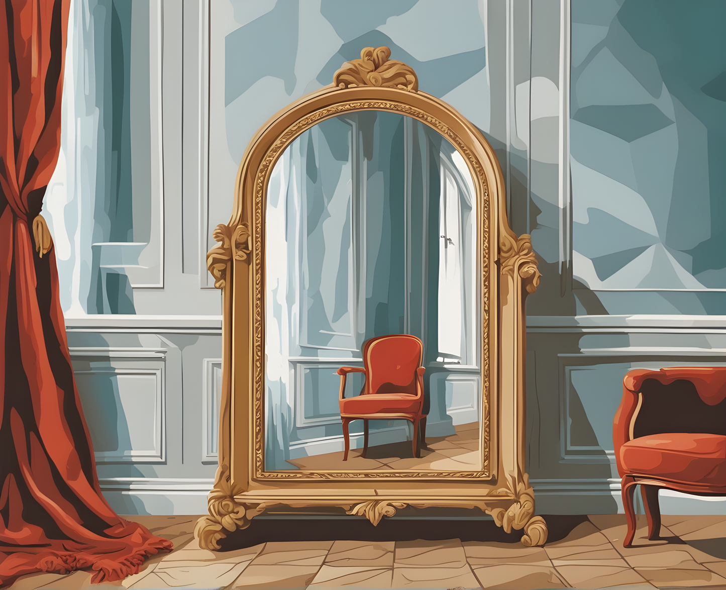 The Mirror (1) - Van-Go Paint-By-Number Kit