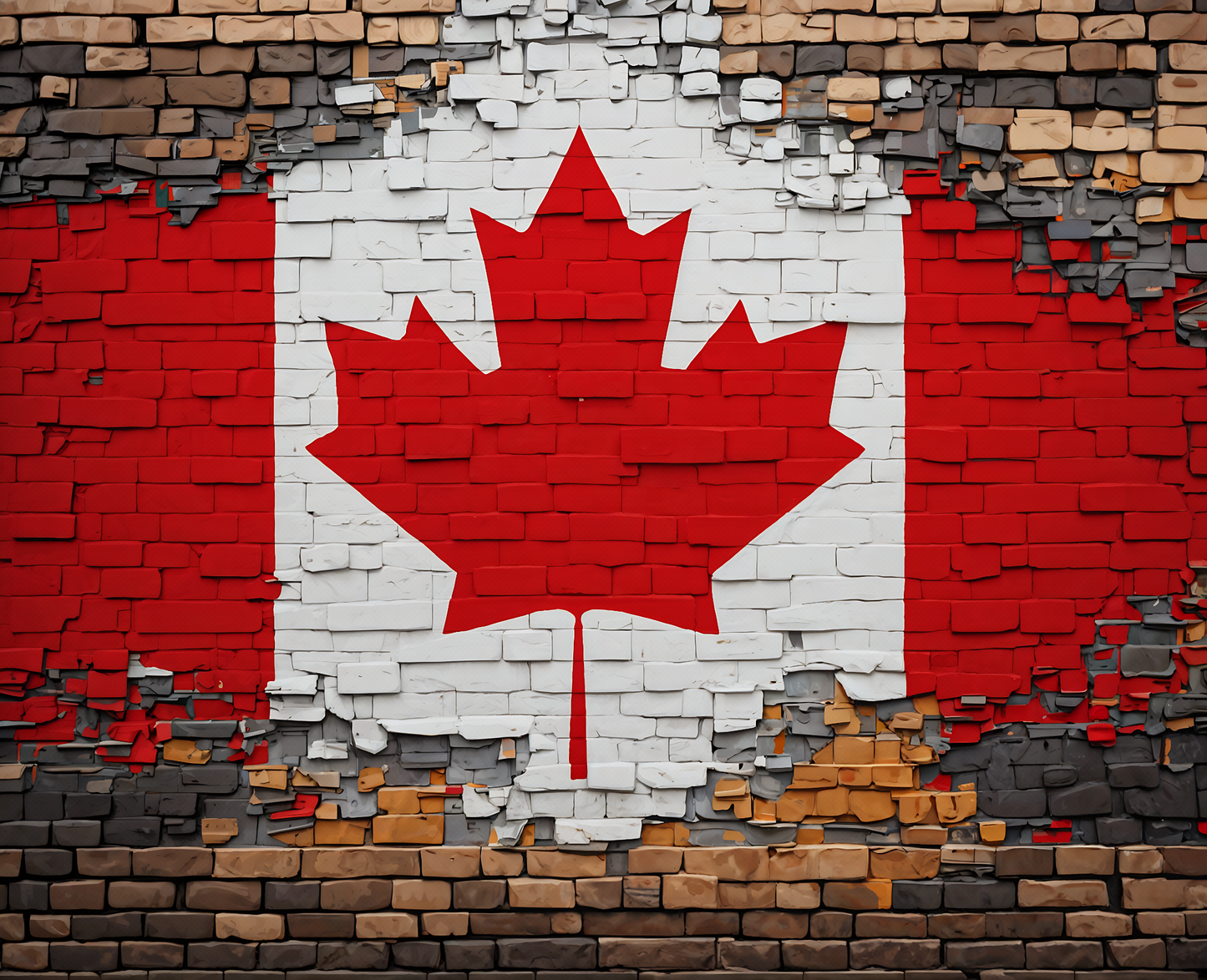 Canada Collection - National Flag of Canada (63) - Van-Go Paint-By-Number Kit