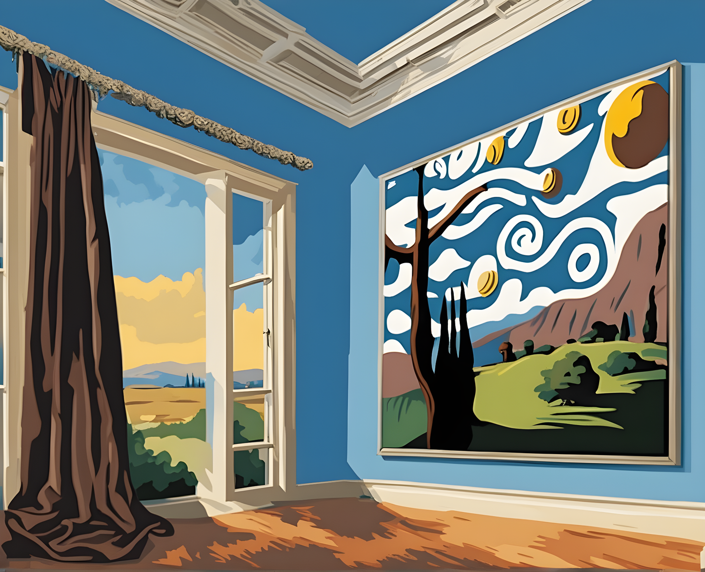 The persistence of memory (2) - Van-Go Paint-By-Number Kit