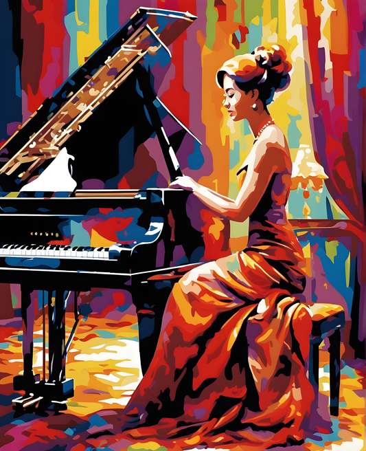 The Pianist (2) - Van-Go Paint-By-Number Kit