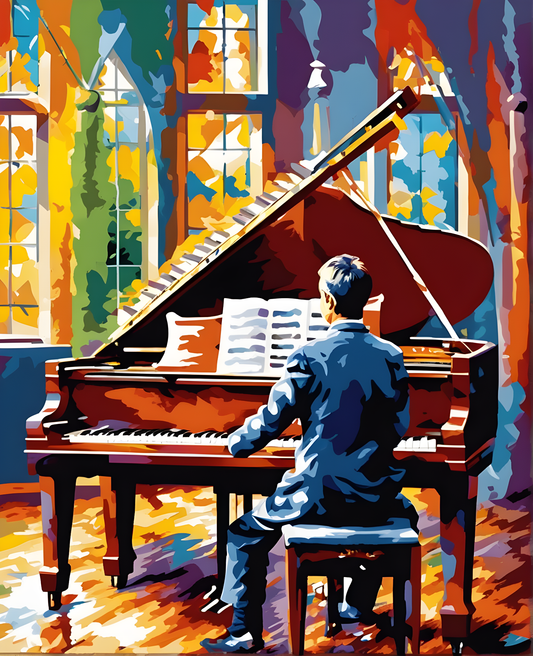 The Pianist (1) - Van-Go Paint-By-Number Kit