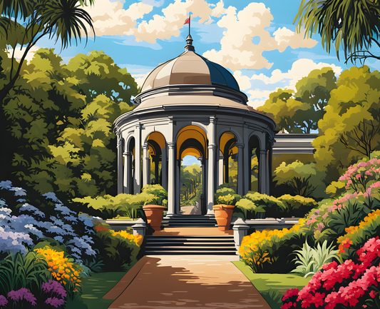 Australia Collection PD (34) - The Royal Botanic Garden, NSW - Van-Go Paint-By-Number