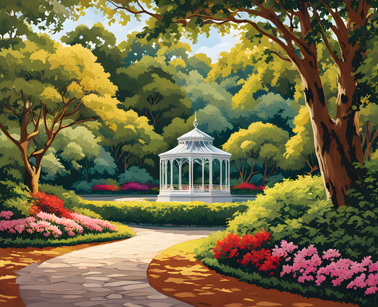 Australia Collection PD (35) - The Royal Botanic Garden, NSW - Van-Go Paint-By-Number