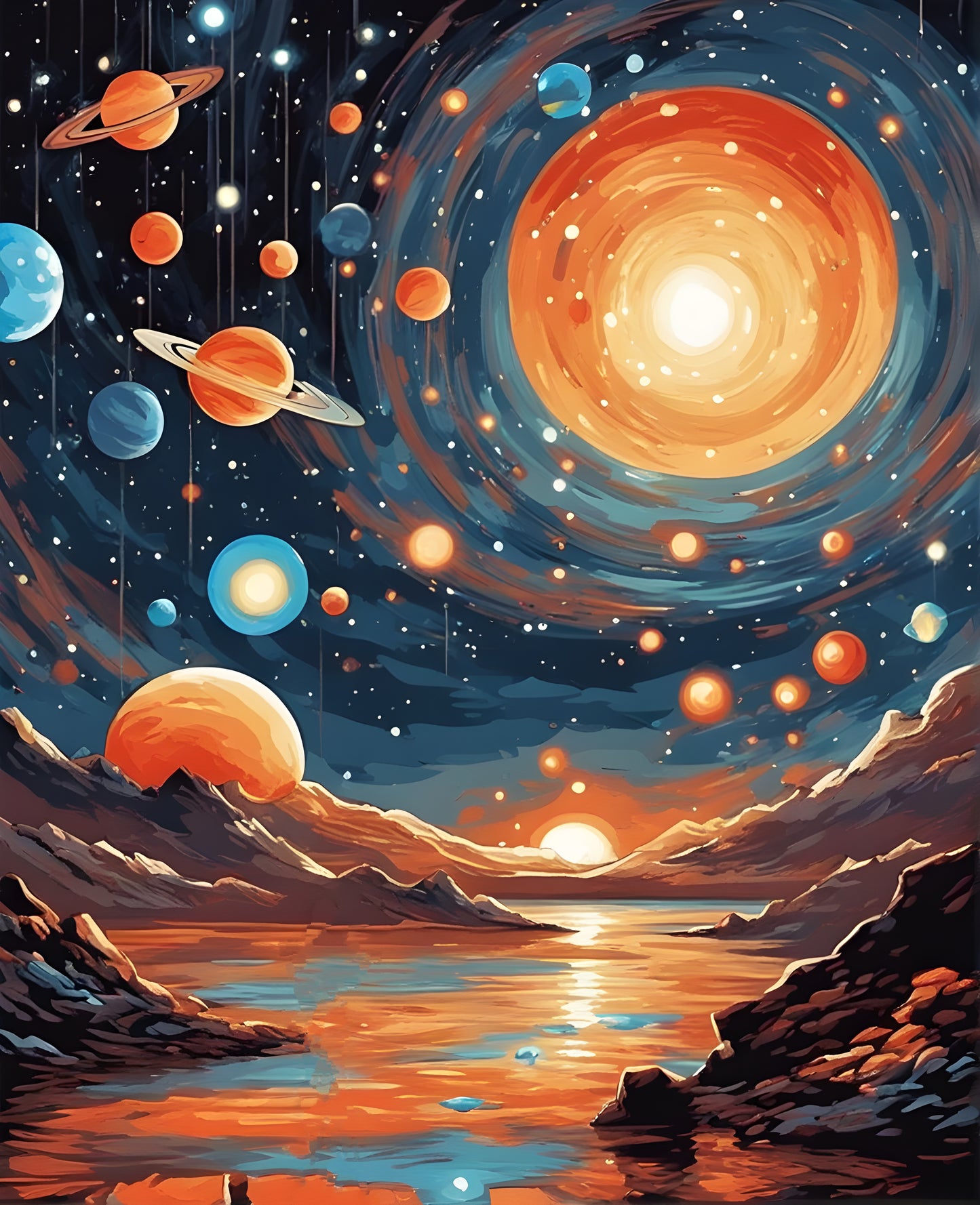 The Space (2) - Van-Go Paint-By-Number Kit