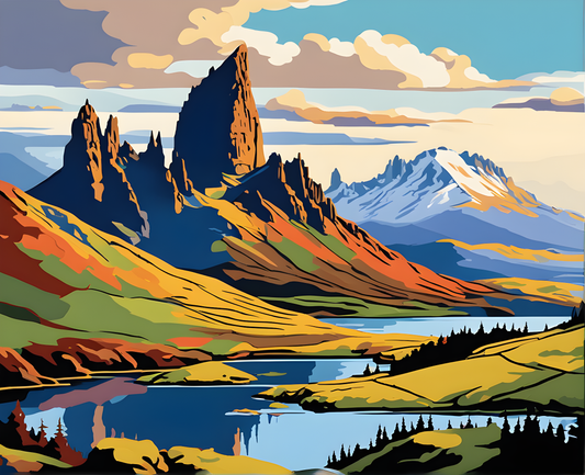 Amazing Places OD (450) - The Storr, Scotland - Van-Go Paint-By-Number Kit