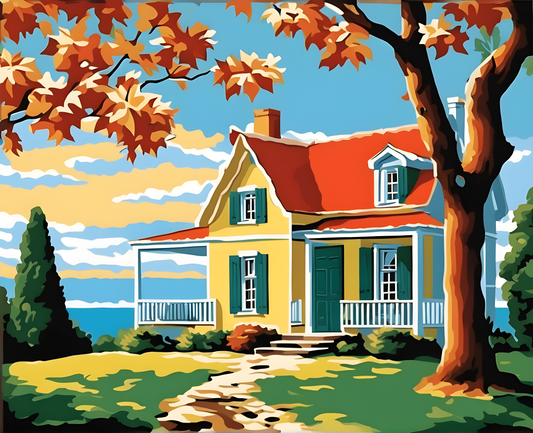 The Summer Cottage PD - Van-Go Paint-By-Number Kit