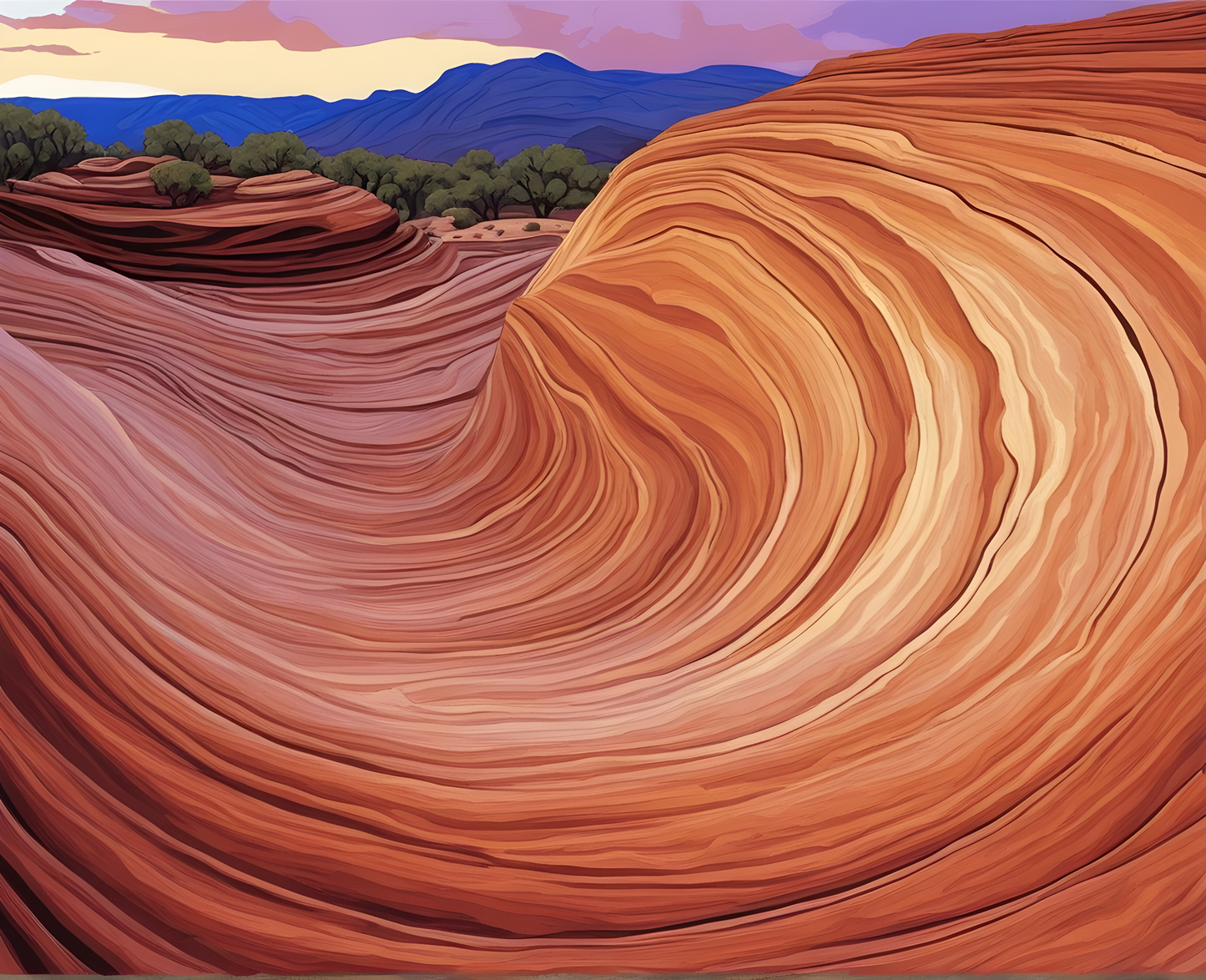 Amazing Places OD (452) - The Wave, Arizona - Van-Go Paint-By-Number Kit