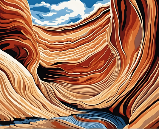 Amazing Places OD (451) - The Wave, Arizona - Van-Go Paint-By-Number Kit