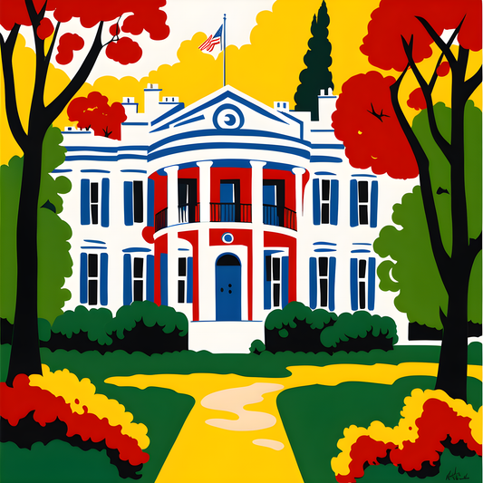 The White House (4) - Van-Go Paint-By-Number Kit