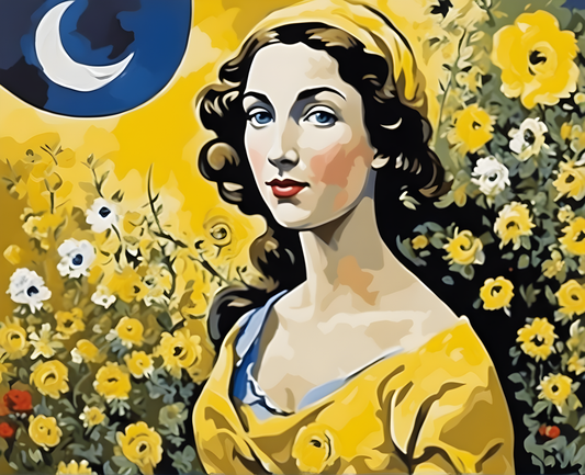 The Woman In Yellow (9) - Van-Go Paint-By-Number Kit