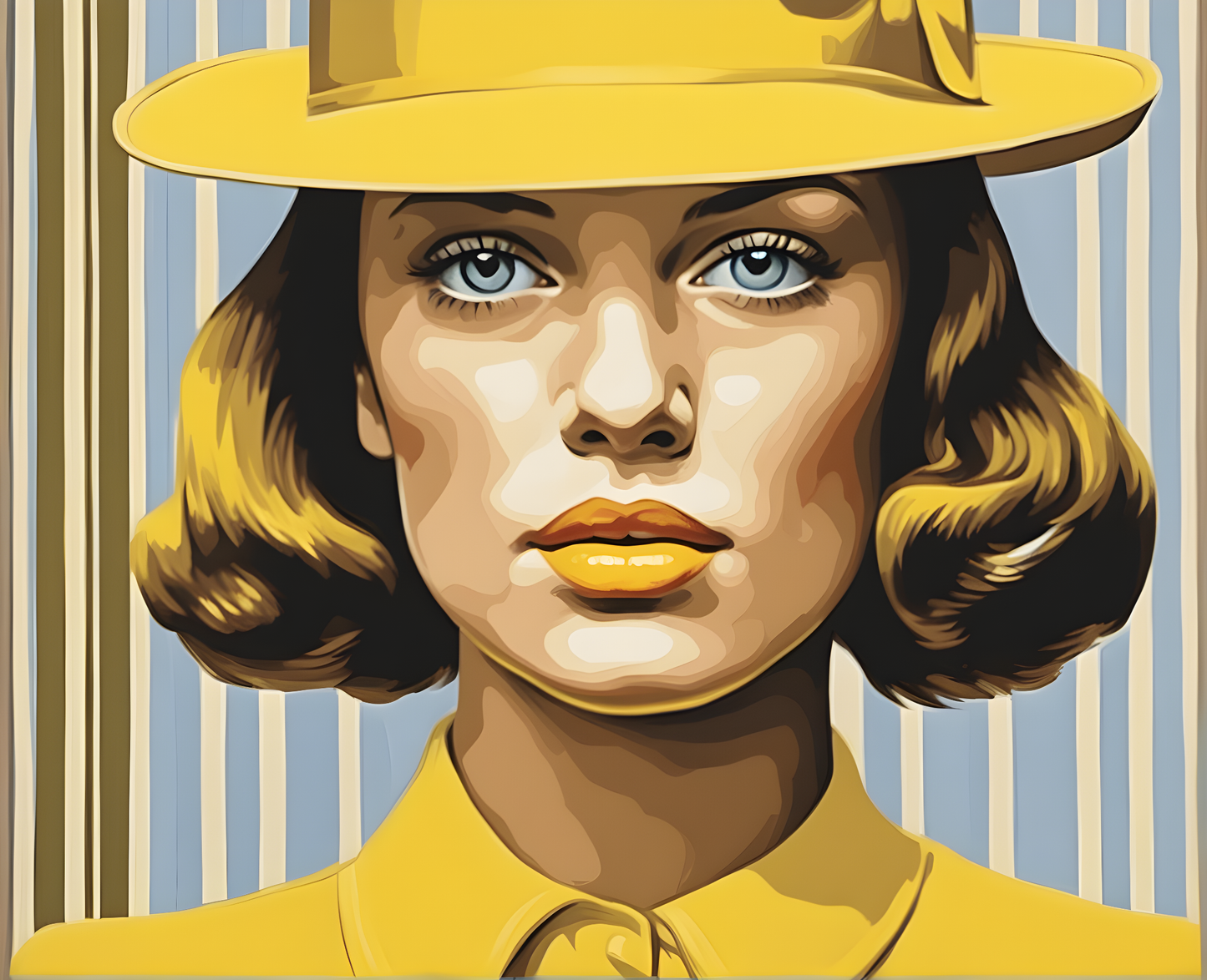 The Woman In Yellow (4) - Van-Go Paint-By-Number Kit