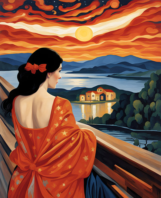 Woman Portrait Collection PD (3) - Van-Go Paint-By-Number Kit