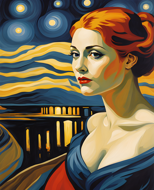 The Woman Who Picks Stars Collection PD (10) - Van-Go Paint-By-Number Kit