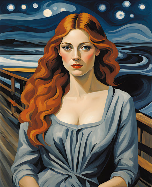 The Woman Who Picks Stars Collection PD (27) - Van-Go Paint-By-Number Kit