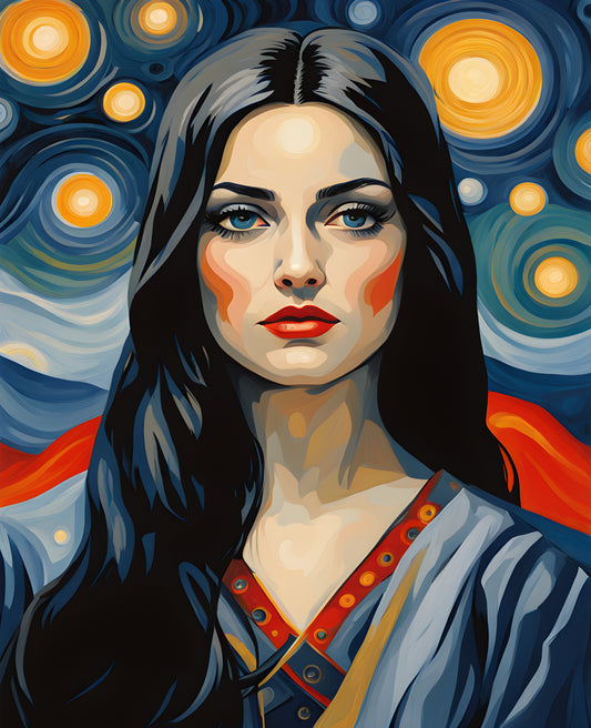 The Woman Who Picks Stars Collection PD (2) - Van-Go Paint-By-Number Kit