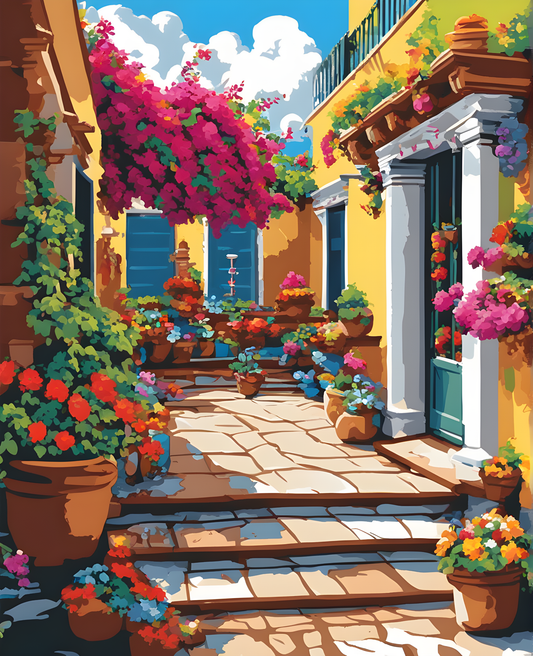 Themed Terrace - Van-Go Paint-By-Number Kit