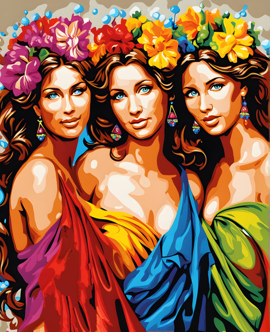 Three Graces (1) - Van-Go Paint-By-Number Kit