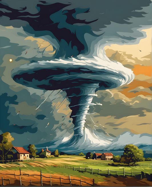 Tornado (4) - Van-Go Paint-By-Number Kit