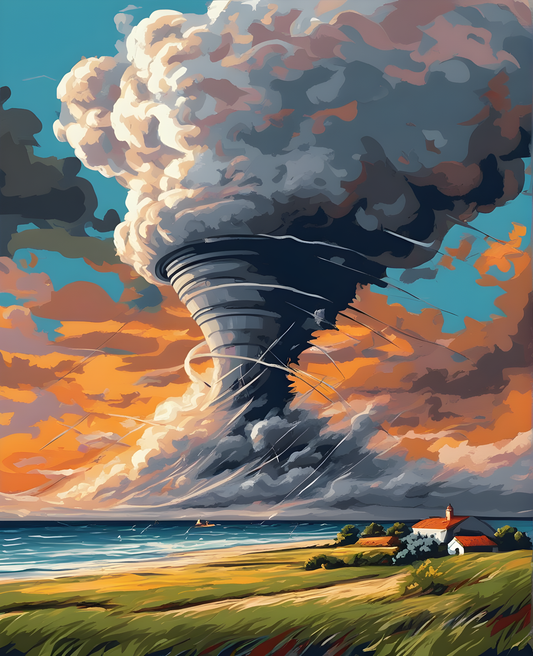 Tornado (2) - Van-Go Paint-By-Number Kit