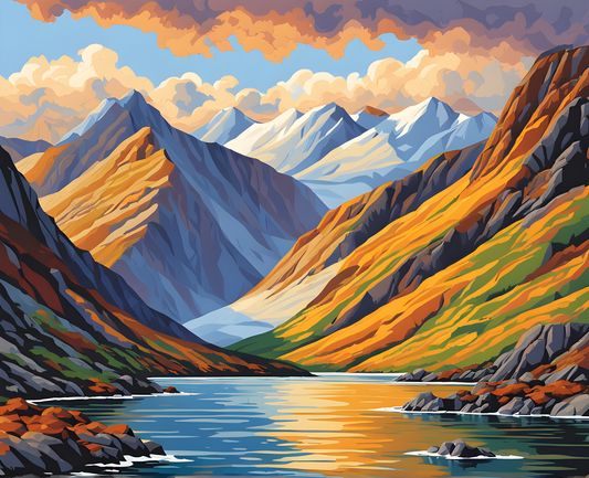 Canada Collection - Torngat Mountains, Newfoundland (52) - Van-Go Paint-By-Number Kit