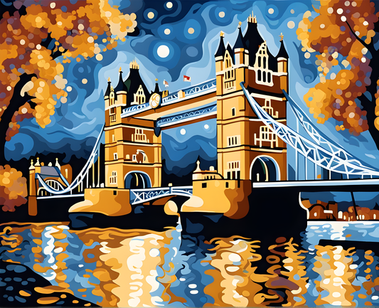 London Collection PD (14) - Tower Bridge - Van-Go Paint-By-Number Kit