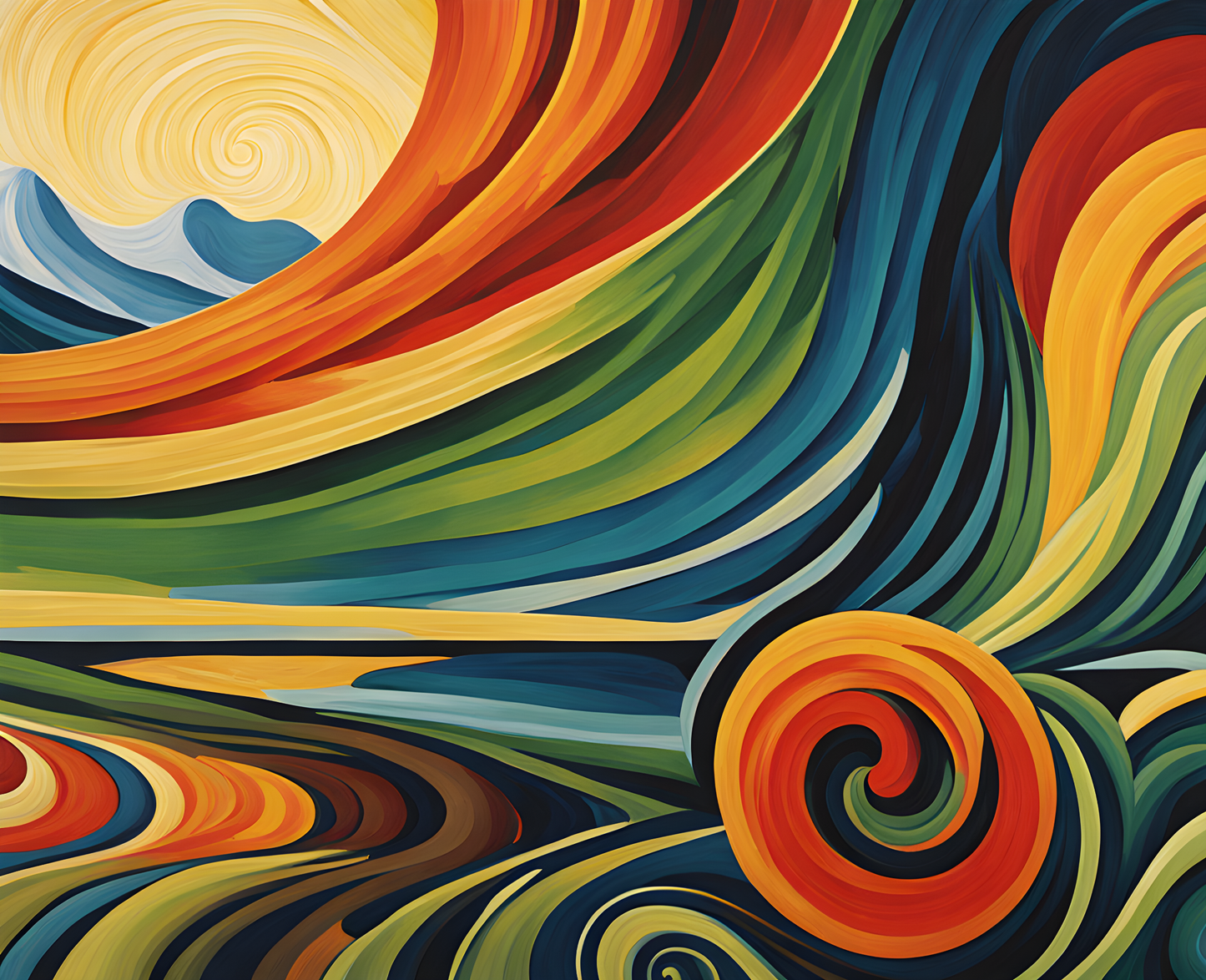 Transcendental Textures - Van-Go Paint-By-Number Kit