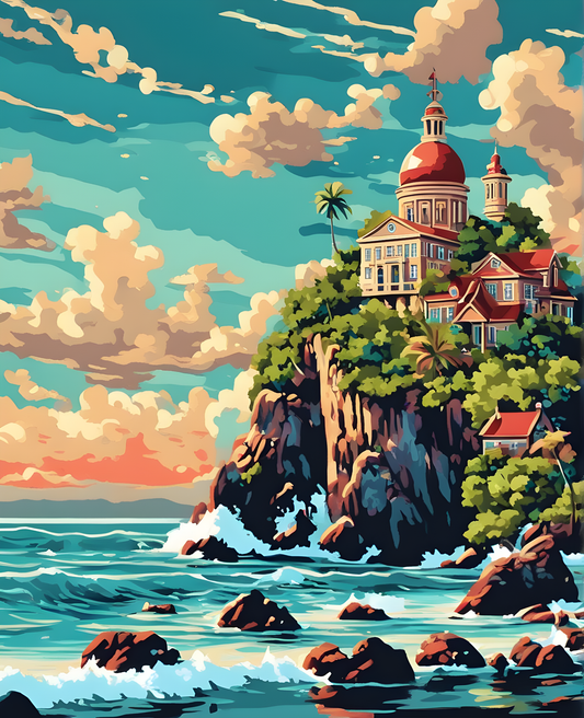 Treasure Island - Van-Go Paint-By-Number Kit