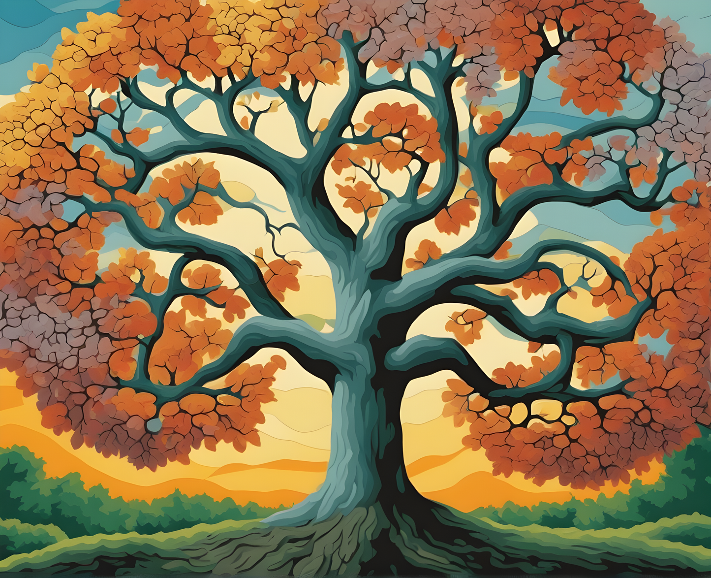 Tree of Life (3) - Van-Go Paint-By-Number Kit